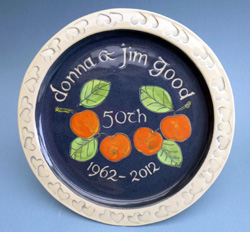 Anniversary Plate with Inscription